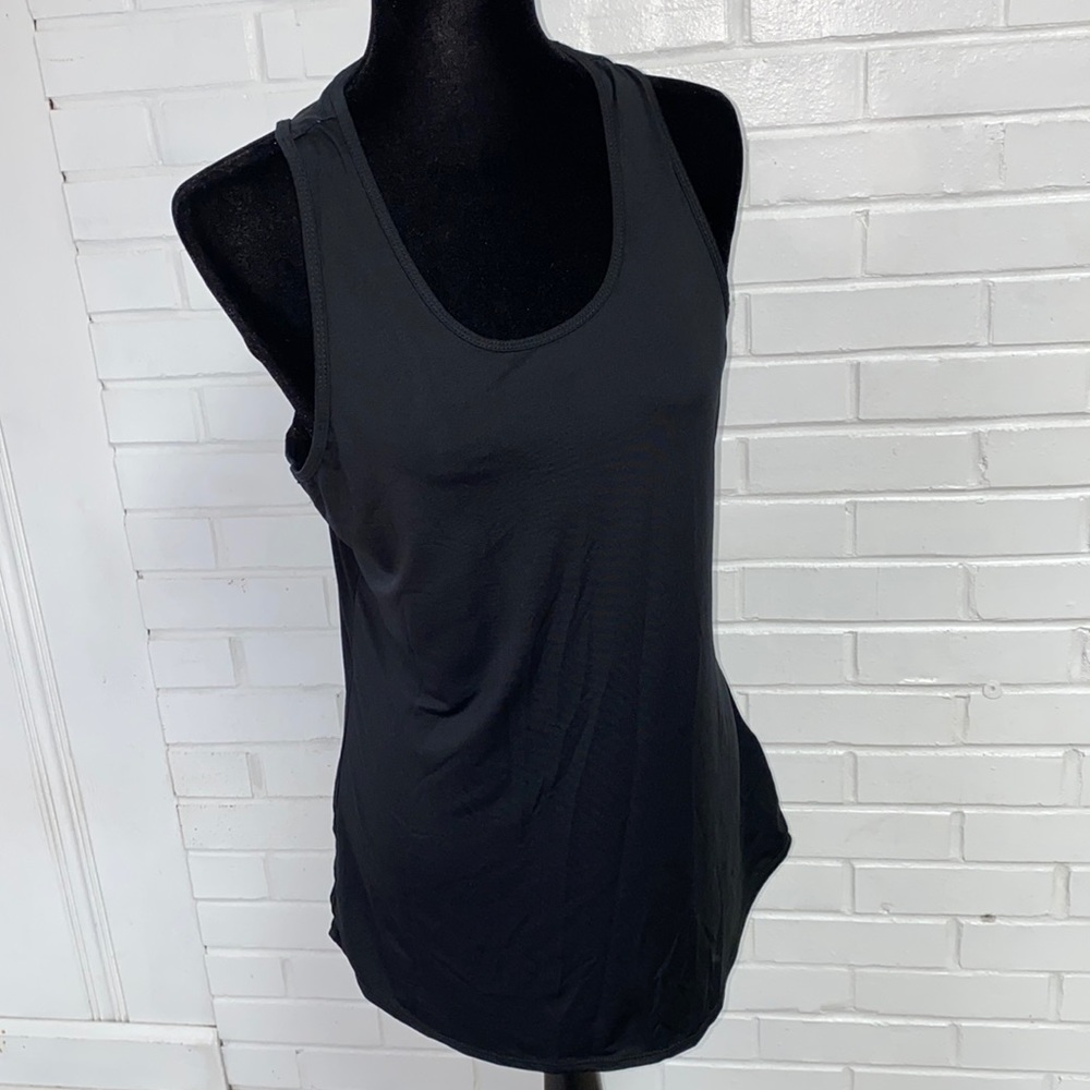 Tangerine Razor back Top
